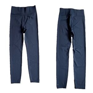 New Madewell Form High Rise Leggings S 4 6 Compression 25" Inseam Workout BLUE